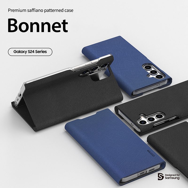 کیف کلاسوری آراری مدل Bonnet Diary مناسب Galaxy S24 FE