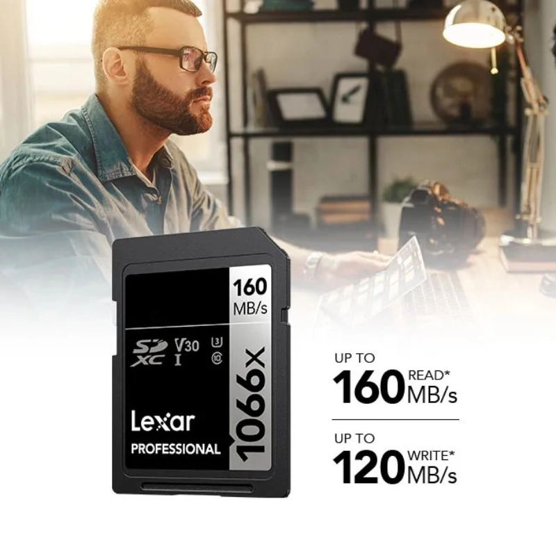 قیمت و خرید کارت حافظه Micro SD لکسار ظرفیت 128 گیگابایت مدل 1066X