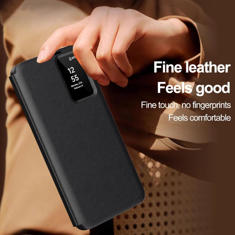 قیمت و خرید کیف کلاسوری هوشمند سامسونگ مدل Smart View Wallet Case مناسب Galaxy A56 (با برنامه /غیر اصل)
