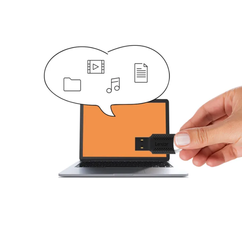 قیمت و خرید فلش مموری 128 گیگ لکسار مدل JumpDrive V40