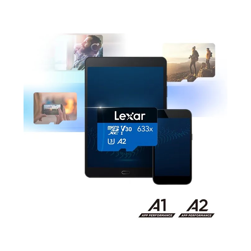 قیمت و خرید کارت حافظه Micro SD لکسار ظرفیت 64 گیگابایت مدل 633X