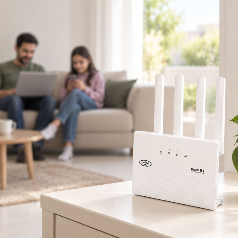 قیمت و خرید مودم 4G LTE رومیزی ایرانسل مدل TF-i120 B1