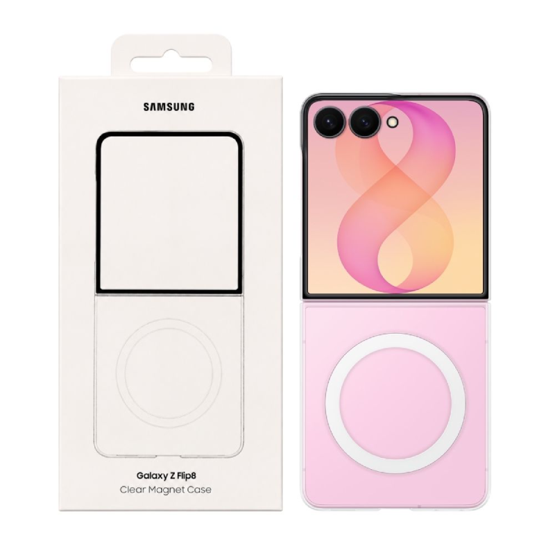 قیمت و خرید قاب گوشی سامسونگ مدل Clear Magnet Case EF-CF776 مناسب Galaxy Z Flip 8