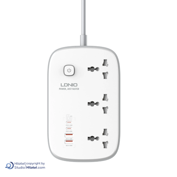 چندراهی و محافظ برق الدینیو 7 پورت مدل SC3416