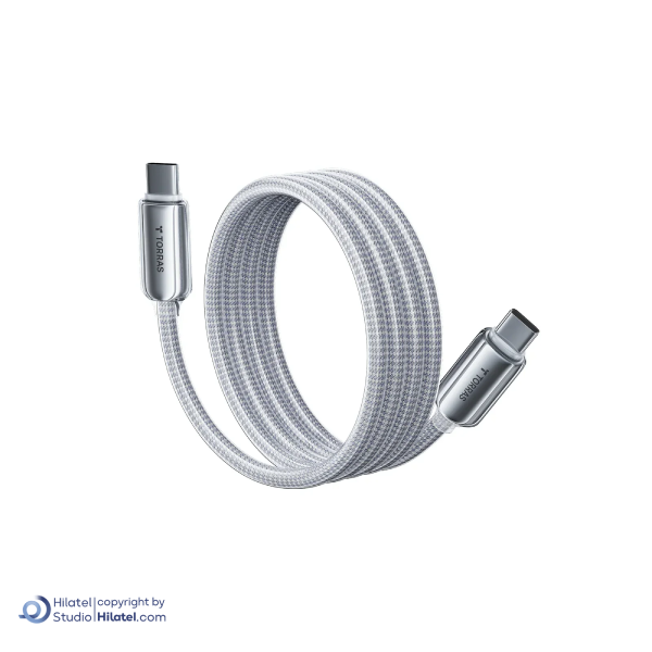 کابل شارژ 2 متری USB-C به USB-C توراس مدل C3BA24
