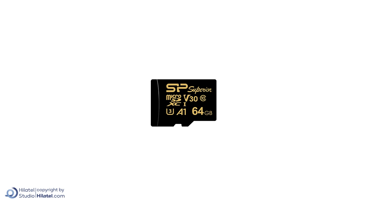 کارت حافظه Micro SD سیلیکون پاور ظرفیت 64 گیگابایت مدل Golden Series Superior