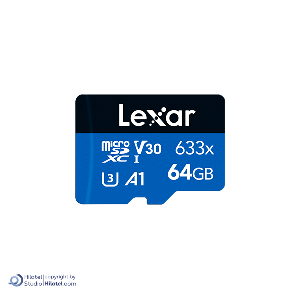 کارت حافظه Micro SD لکسار ظرفیت 64 گیگابایت مدل 633X
