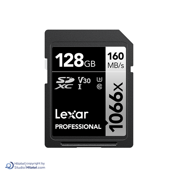 کارت حافظه SD لکسار ظرفیت 128 گیگابایت مدل 1066X