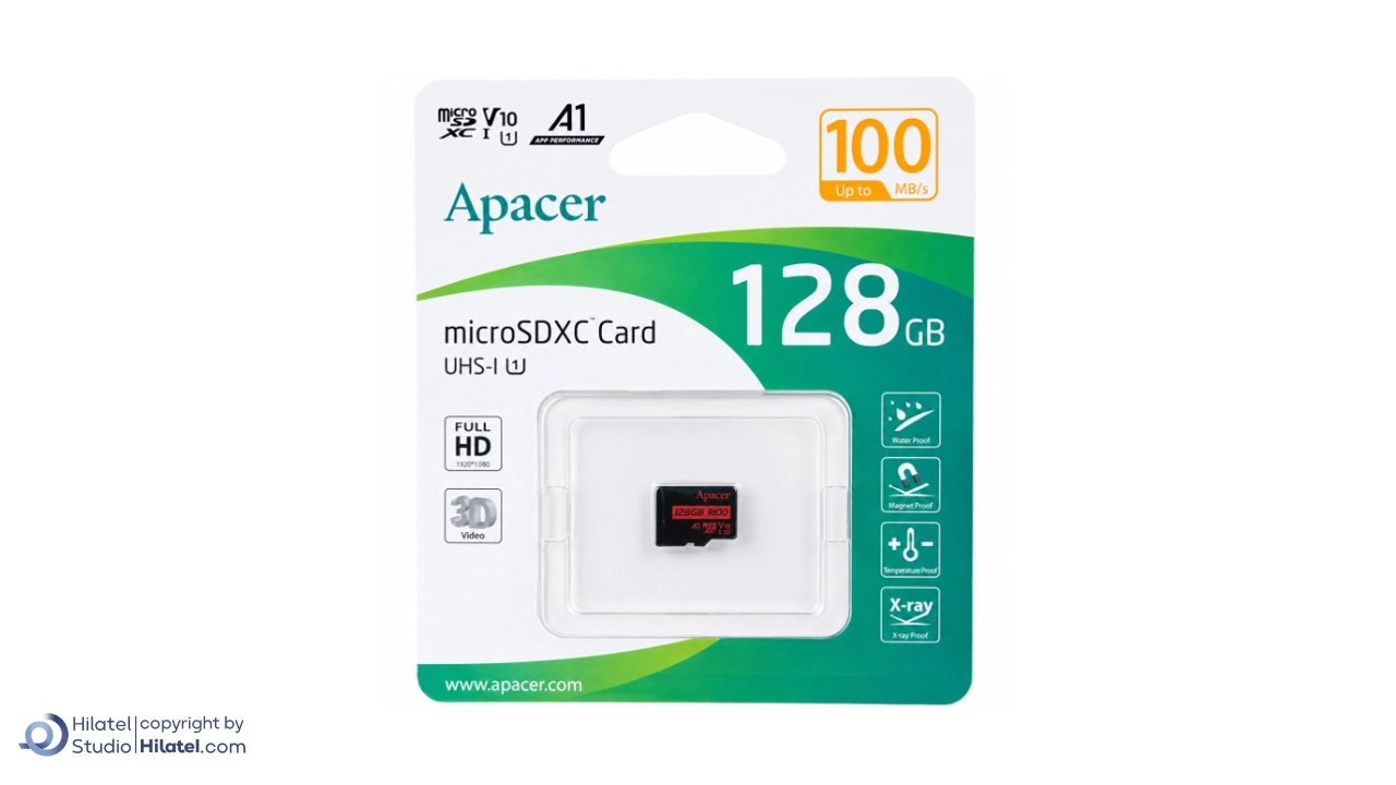 کارت حافظه Micro SD اپیسر ظرفیت 128 گیگابایت مدل R100