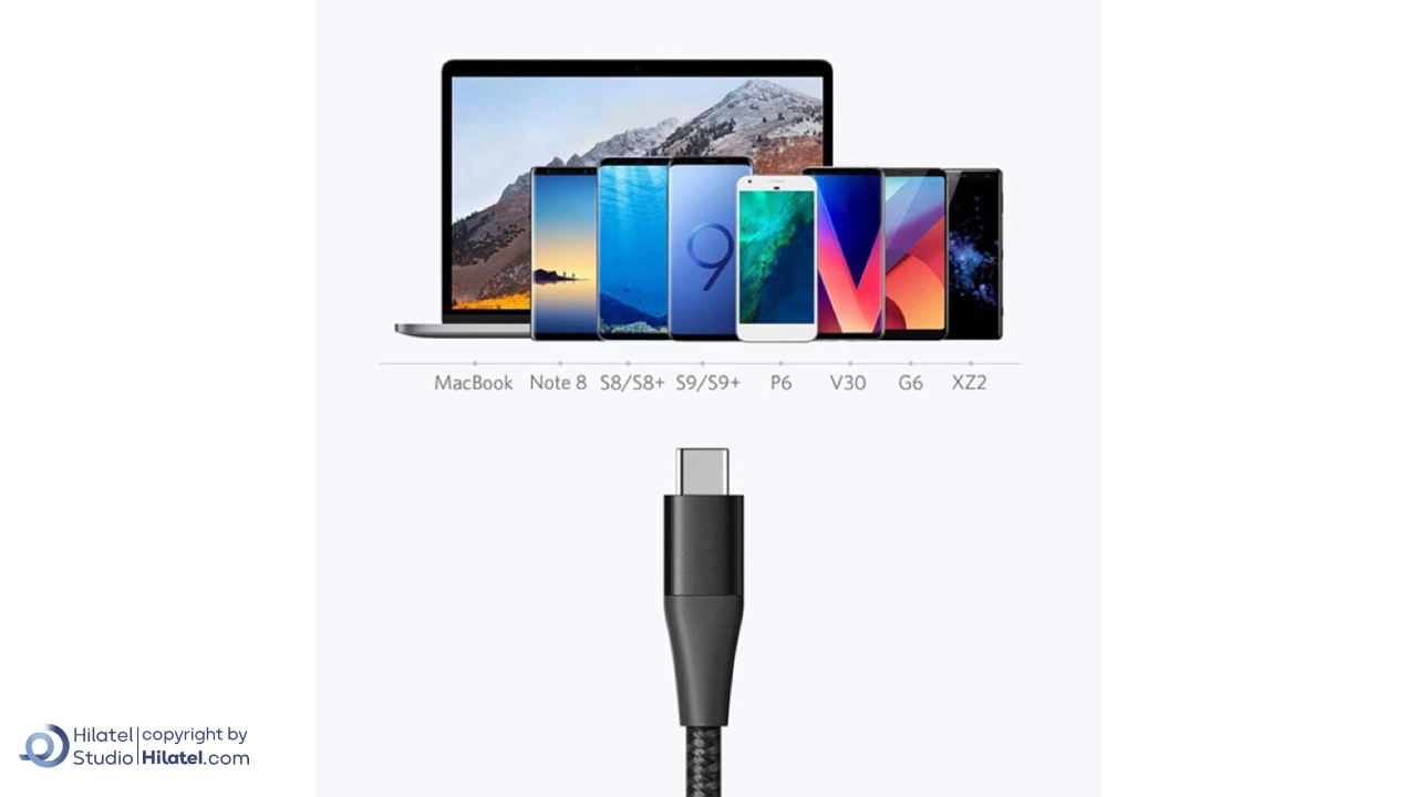 کابل شارژ 1.8 متری USB-A به USB-C انکر مدل A8463