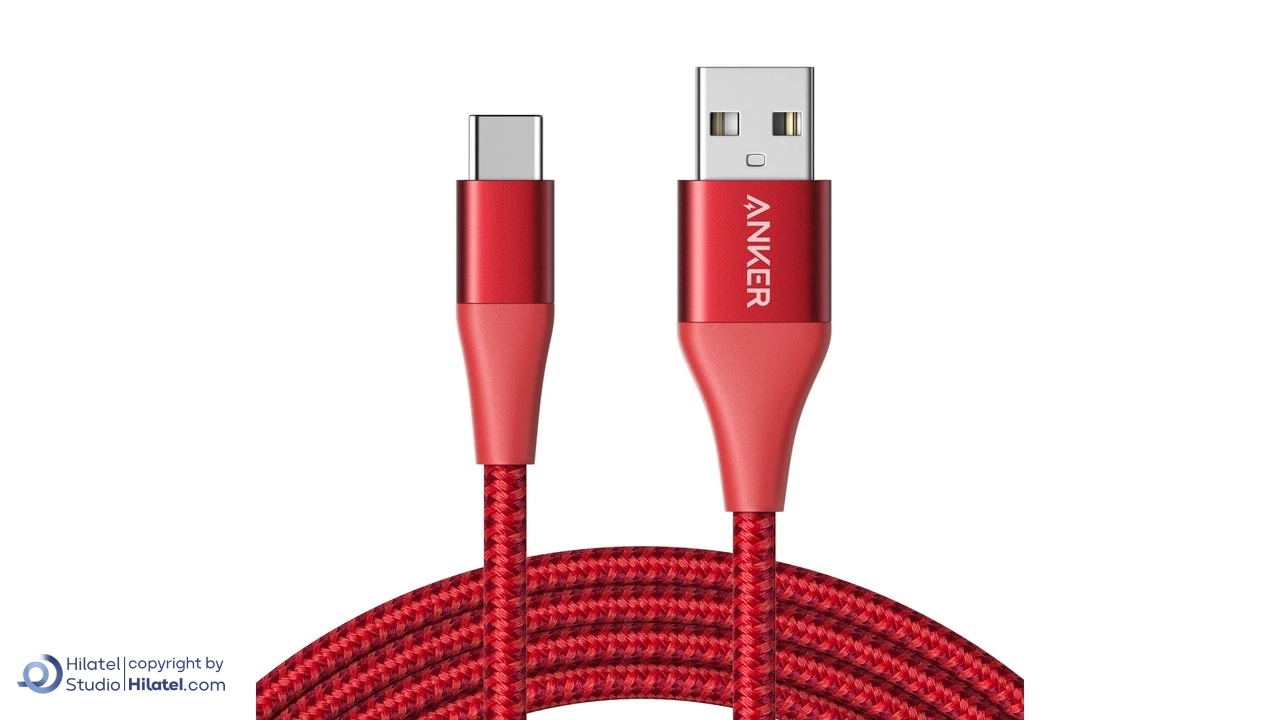کابل شارژ 1.8 متری USB-A به USB-C انکر مدل A8463