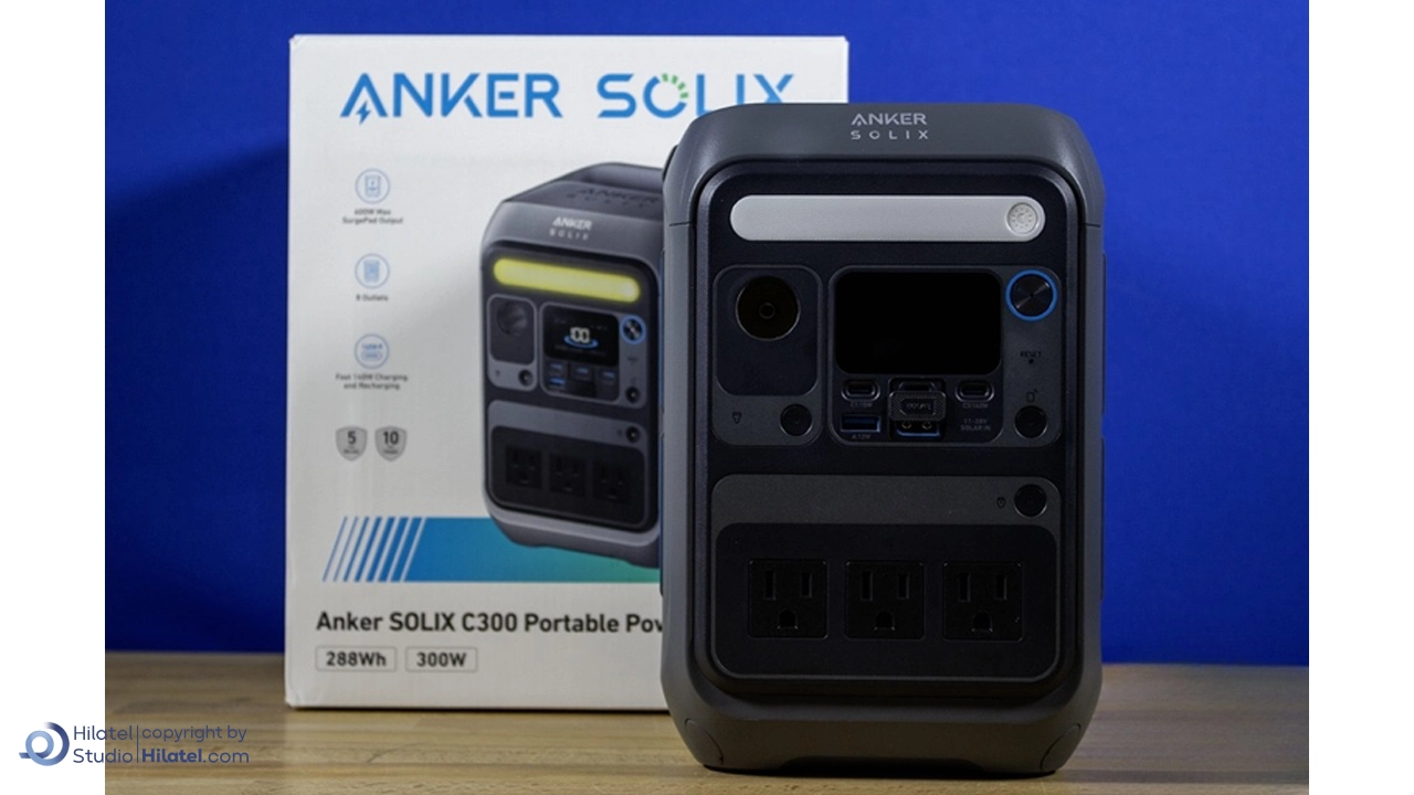 پاور استیشن انکر مدل SOLIX C300 با توان 600 وات A1723