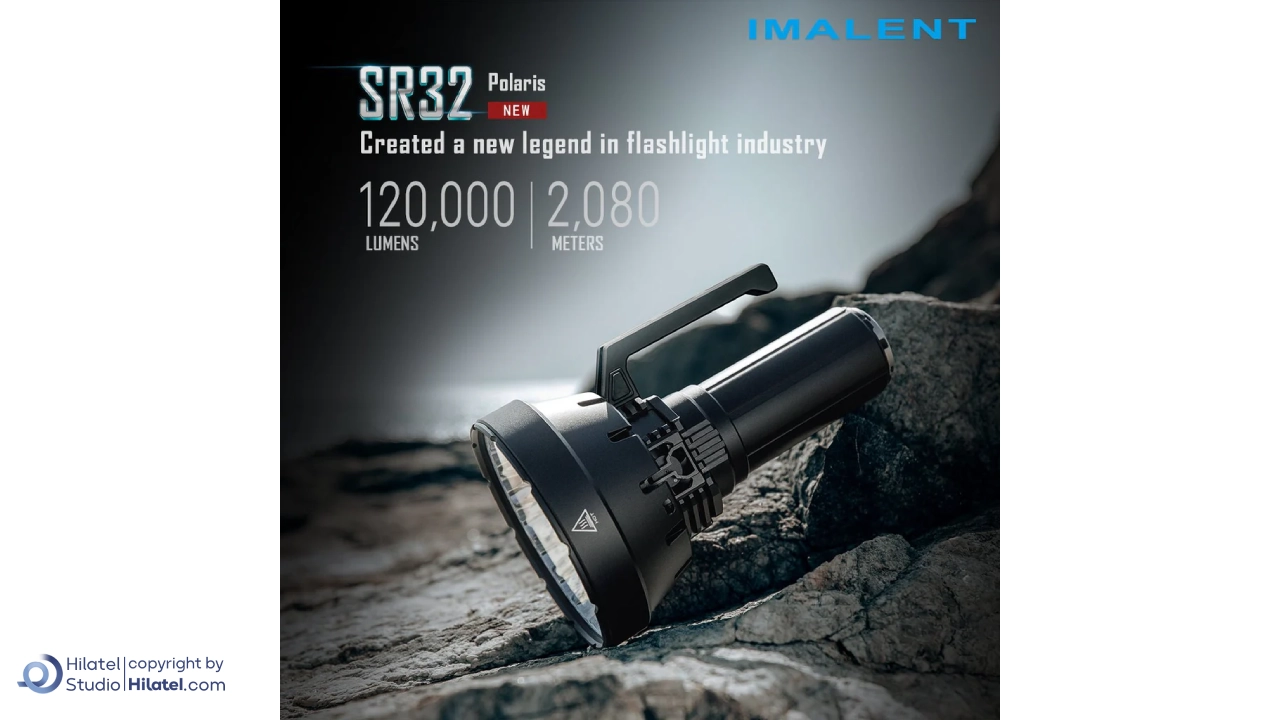 چراغ قوه شارژی ایملت مدل SR32