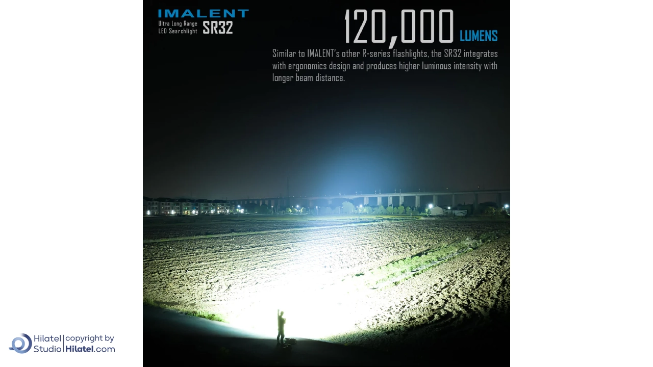 چراغ قوه شارژی ایملت مدل SR32