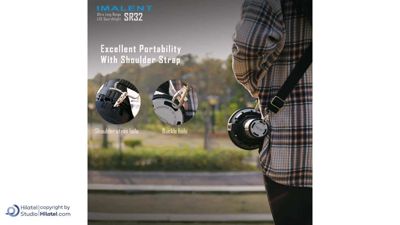 چراغ قوه شارژی ایملت مدل SR32