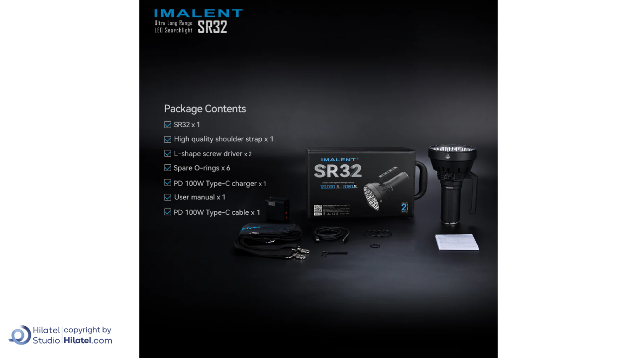 چراغ قوه شارژی ایملت مدل SR32